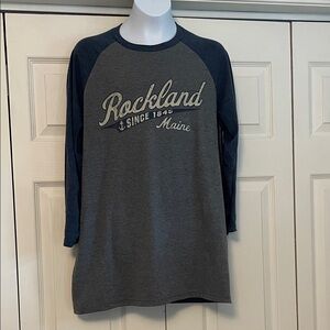 Men’s Rockland Maine T-shirt. Size large.